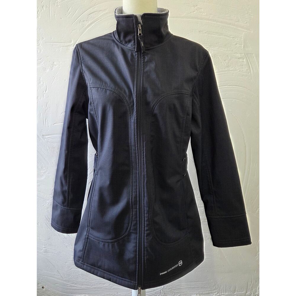 Free Country Woman's Jet Grey Winter Jacket Size Large